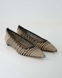 N818-105 Ballerinas in Schwarz