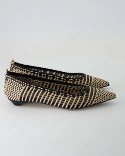 N818-105 Ballerinas in Schwarz