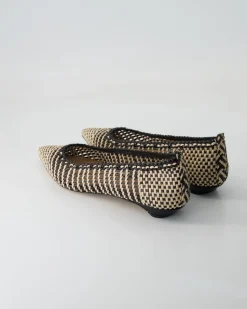 N818-105 Ballerinas in Schwarz
