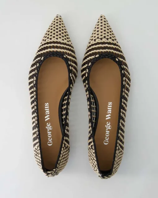 N818-105 Ballerinas in Schwarz