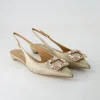 N802-504 Slingpumps in Beige