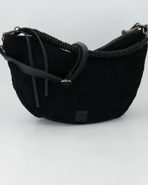 Natural Flow Hobo Handtasche in Schwarz