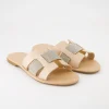 12260 Pantoletten in Beige