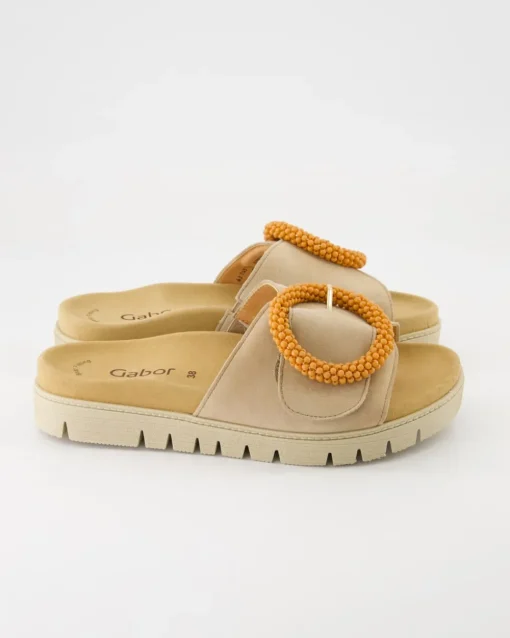 43.745.14 Pantoletten in Beige
