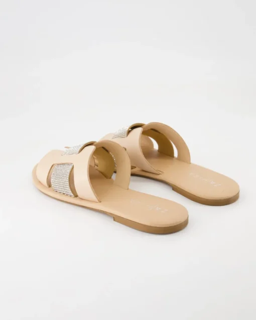 12260 Pantoletten in Beige
