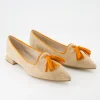 Pisa Ballerinas in Beige