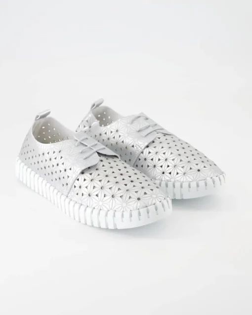 Poppy Sneaker in Silber