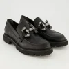 Print Slipper in Schwarz