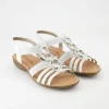 R3605-80 Sandalen in Silber