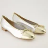 Roon Ballerinas in Gold