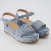 Sandale Sandalen in Blau
