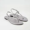 Sandale Sandalen in Silber