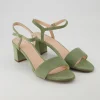39238 Sandalen in Grün