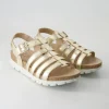 Sasha Shine B1 Sandalen in Gold