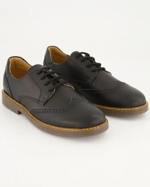 2300 Schnürschuhe in Schwarz
