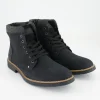 33640-01 Schnürstiefel in Schwarz