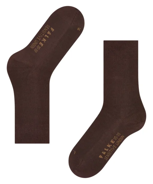 Sensitive London Socken in Braun