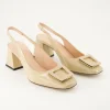 6551 Slingpumps in Beige