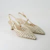 1641-775 Slingpumps in Gold