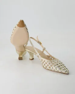 1641-775 Slingpumps in Gold
