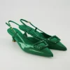 0535 Slingpumps in Grün