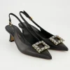 0440 Slingpumps in Schwarz