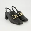 7998-003 Slingpumps in Schwarz