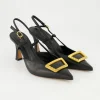 0634 Slingpumps in Schwarz