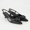 0535 Slingpumps in Schwarz