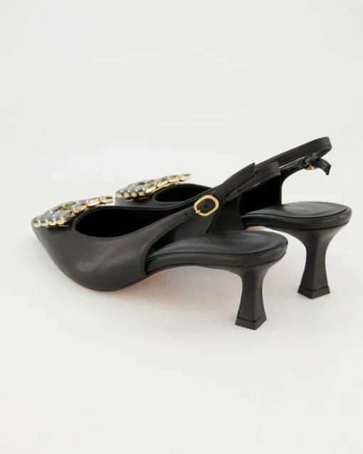 0440 Slingpumps in Schwarz