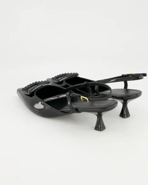 0535 Slingpumps in Schwarz