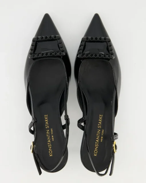 0535 Slingpumps in Schwarz