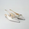 1080-202 Slingpumps in Weiß