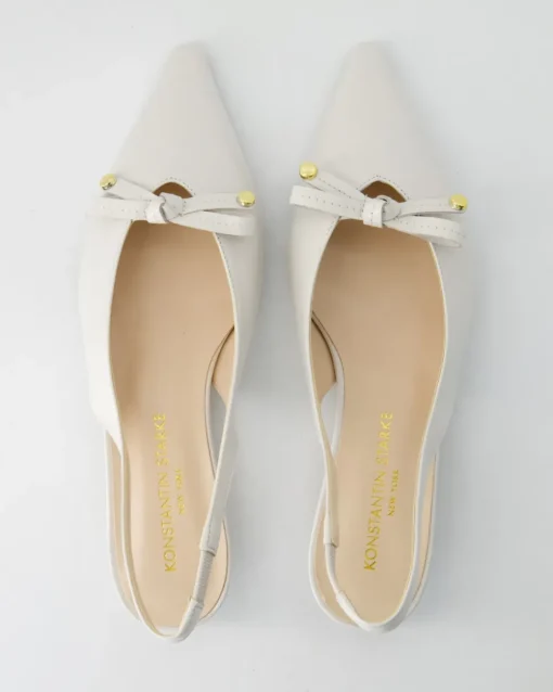 1080-202 Slingpumps in Weiß