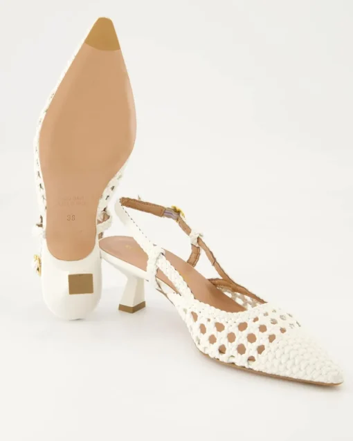 1616 Slingpumps in Weiß