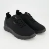 SPHERICA A - KNITTED TEXT. Sneaker in Schwarz