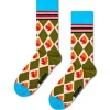 Squirrel Argyle Sock Socken in Mehrfarbig