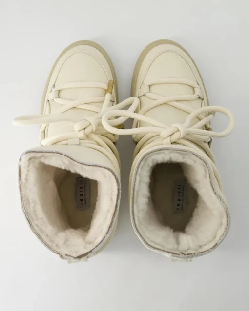 Stiefelette Winterschuhe in Beige