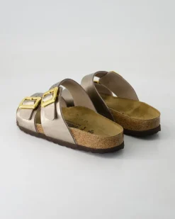 Sydney Cushion Buckle Pantoletten in Gold