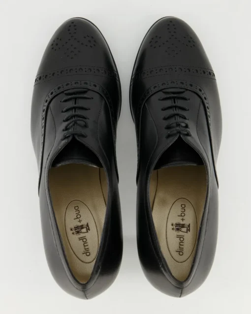 5161-01 Trachtenschuhe in Schwarz