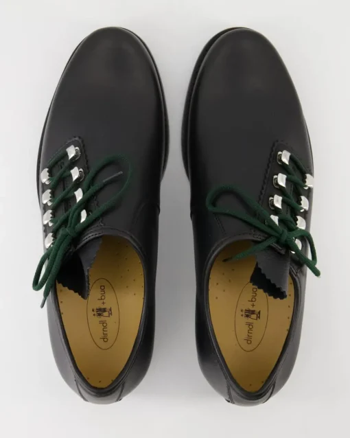 6068-01 Trachtenschuhe in Schwarz