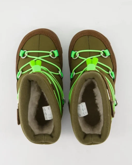 Vegan Snowy Winterschuhe in Grün