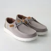 Wendy Washed Sneaker in Grau