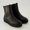 Zipper Bootie Stiefeletten in Schwarz