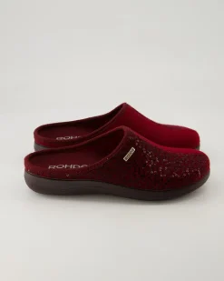 6550 Bari Hausschuhe in Rot