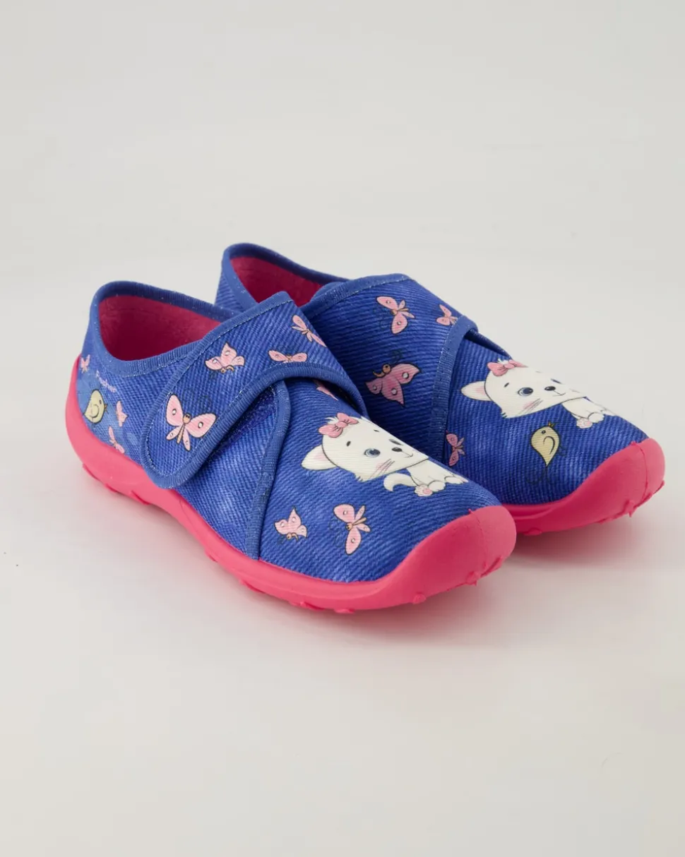 632332 Hausschuhe in Blau