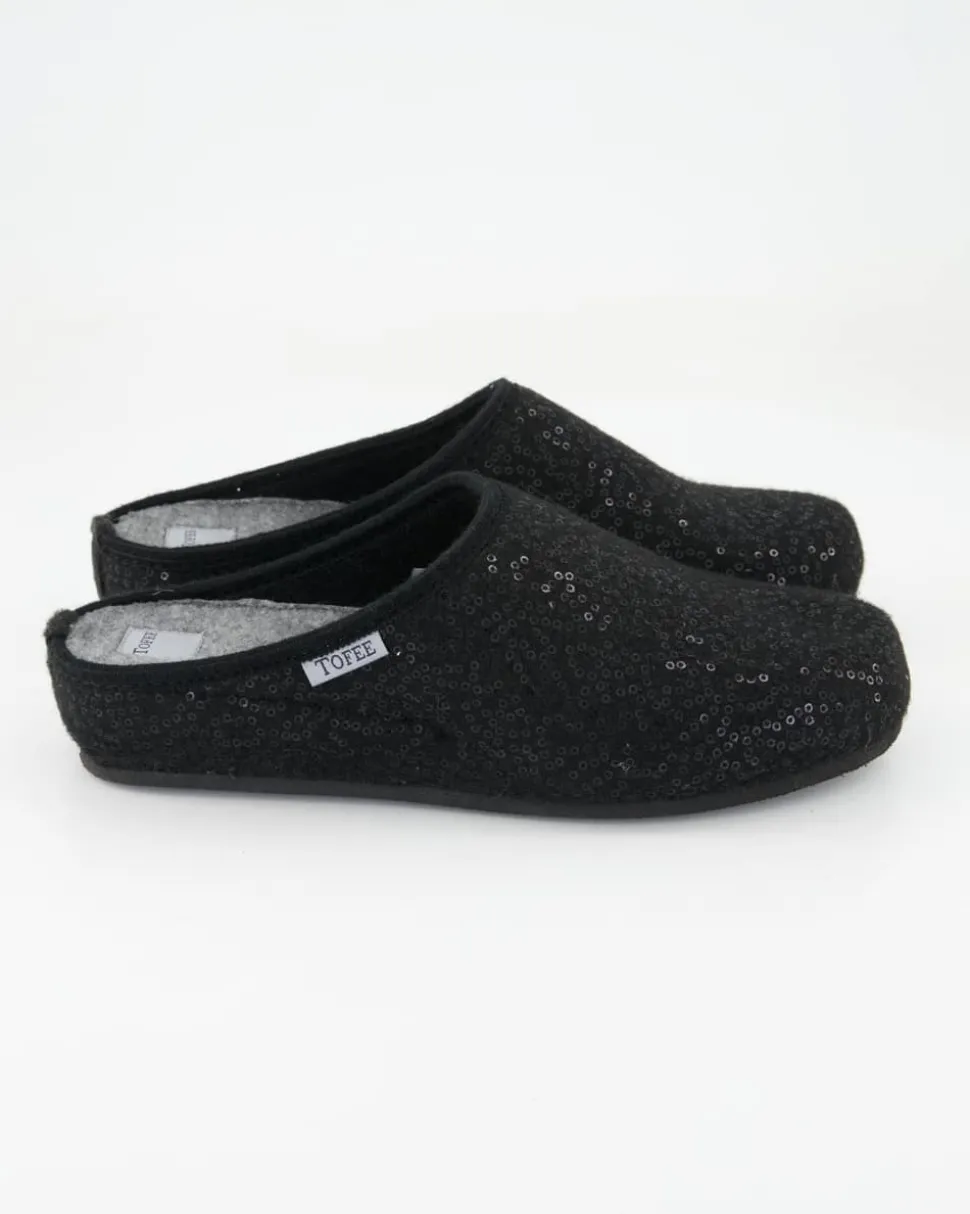 74-00125 Hausschuhe in Schwarz