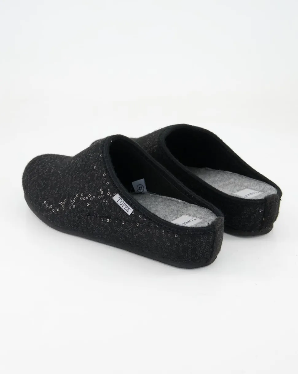 74-00125 Hausschuhe in Schwarz