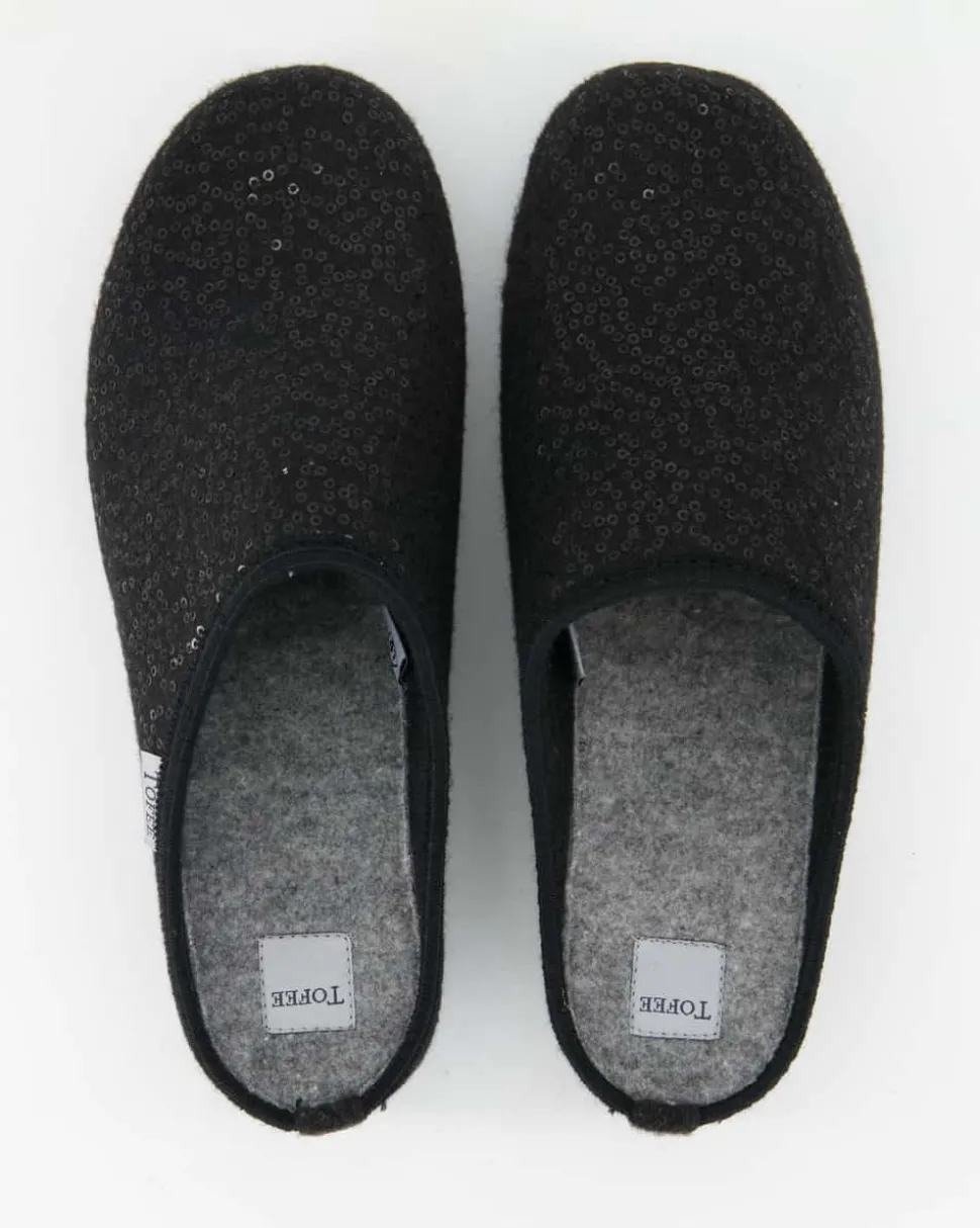 74-00125 Hausschuhe in Schwarz