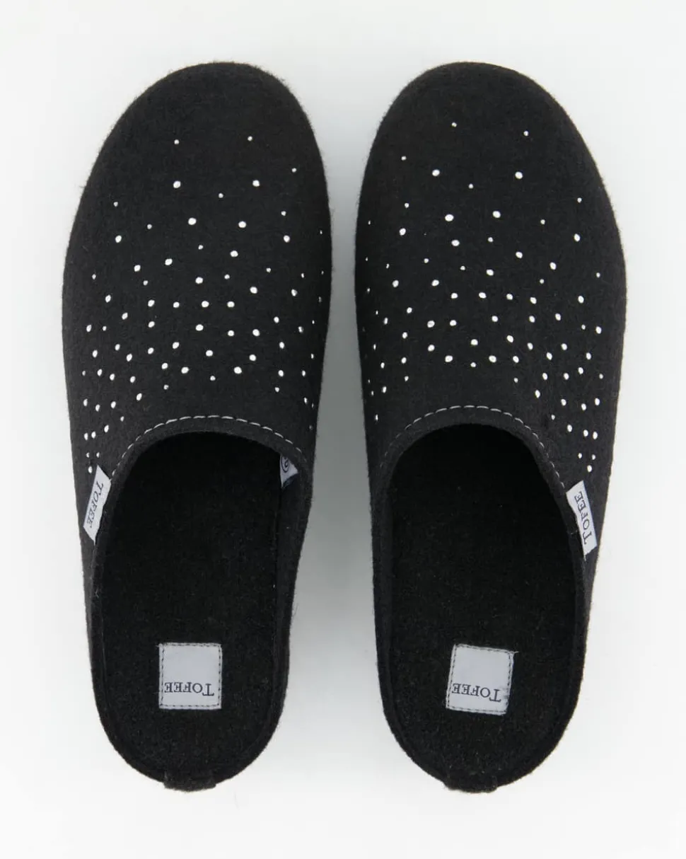 74-00049 Hausschuhe in Schwarz
